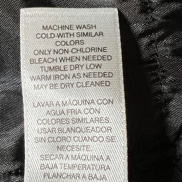 White House Black Market Shorts Bermuda Women Size 14 Black Stretch Mid Rise - Picture 5 of 10